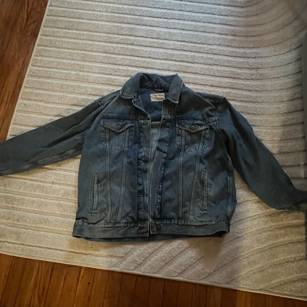 Free People Blue Jean Jacket
